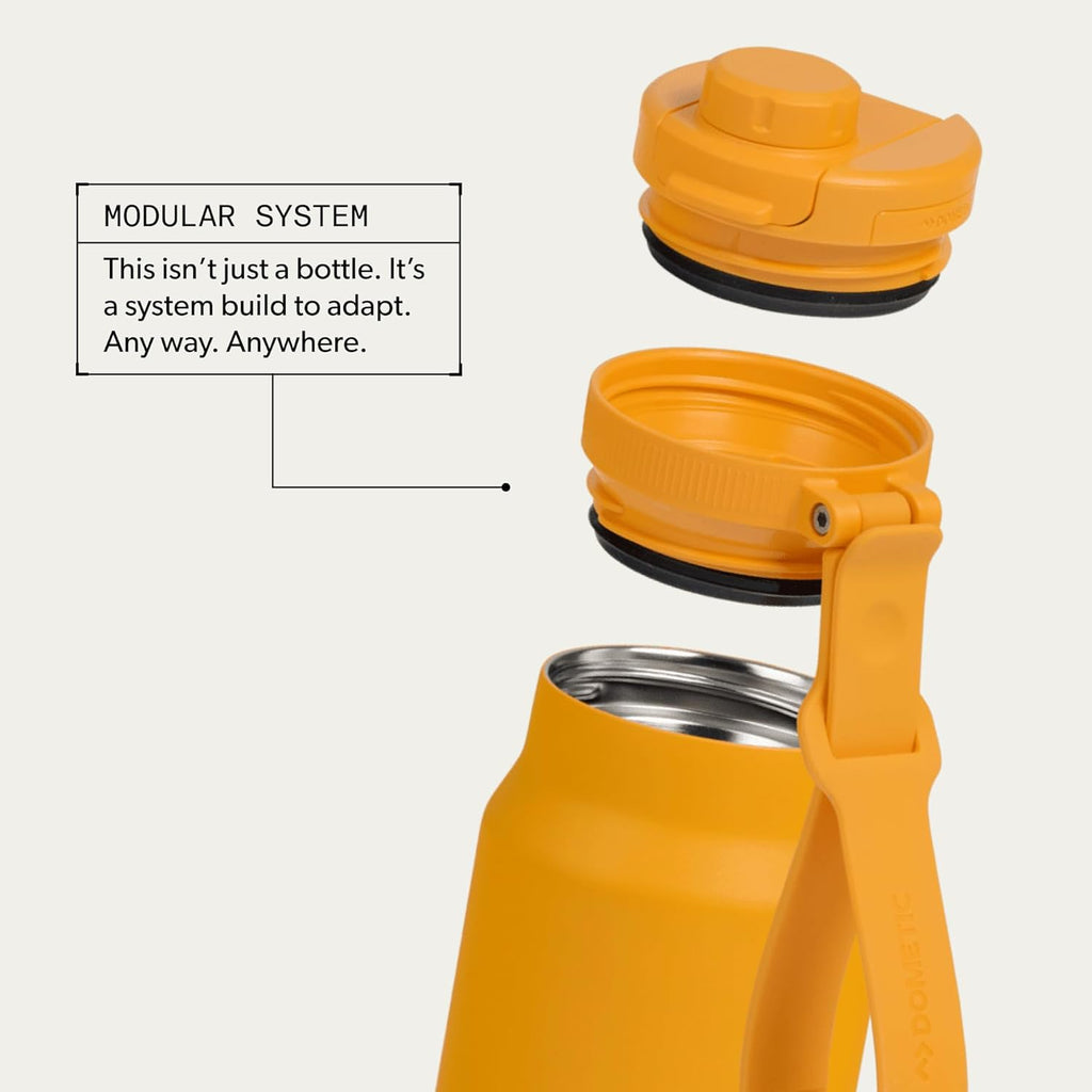Dometic 34 oz Insulated Chug Bottle | Stainless Steel Drinkware with Magnetic Chug Lid | Glow